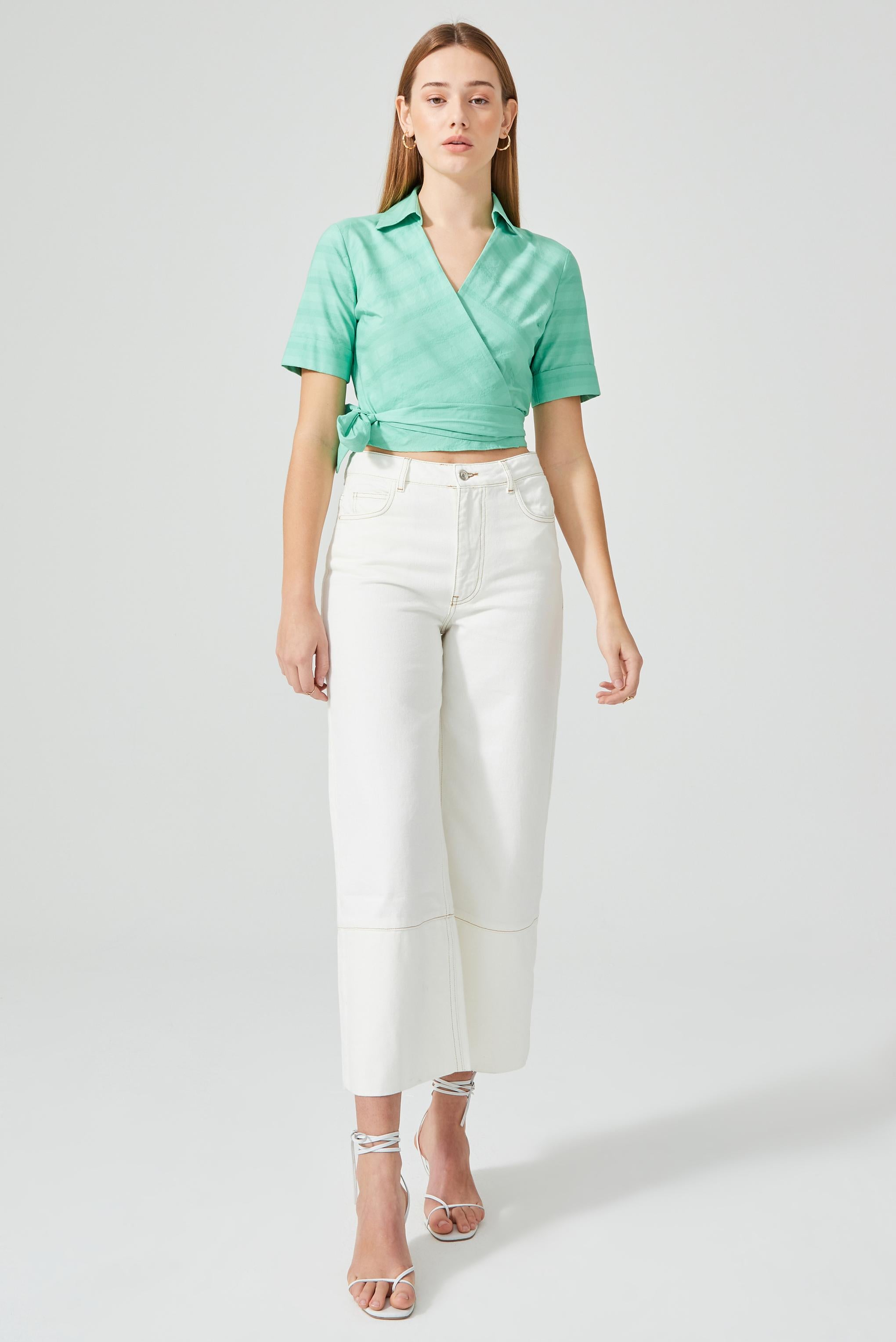 Draped Crop Top