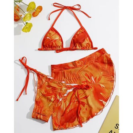 Triangle Bikini set of 3