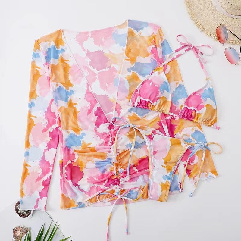 Triangle Bikini set of 3