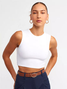 Stretch Crop Top