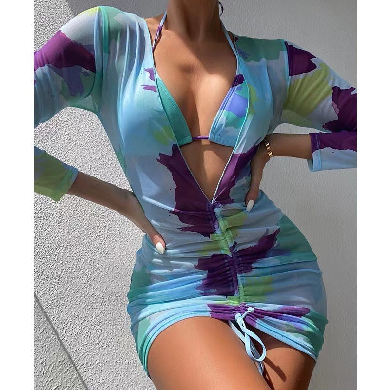 Triangle Bikini set of 3